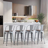 Silver Burney Counter Stool (Set of 4)