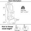 Black Burney Bar Stool (Set of 4)