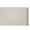 Beige Burrus Upholstered Low Profile Standard Bed, Queen