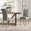 Load image into Gallery viewer, Bushey Roll Top Upholstered Dining Chair (Set of 2) #8098