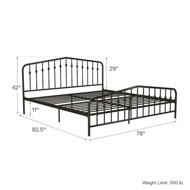 Bushwick Platform Bed - King - #8322T