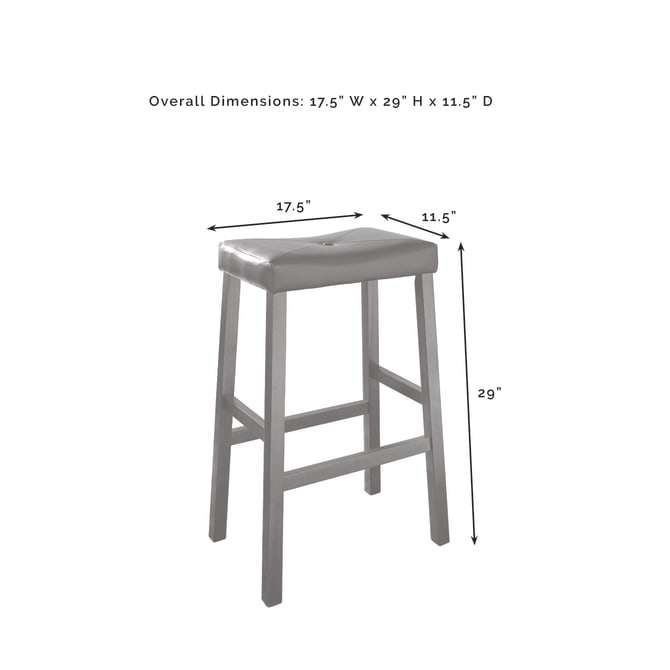 29" Saddle Seat Bar Stool - Set of 2 - #8834T
