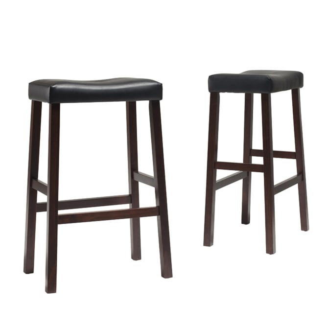 29" Saddle Seat Bar Stool - Set of 2 - #8834T
