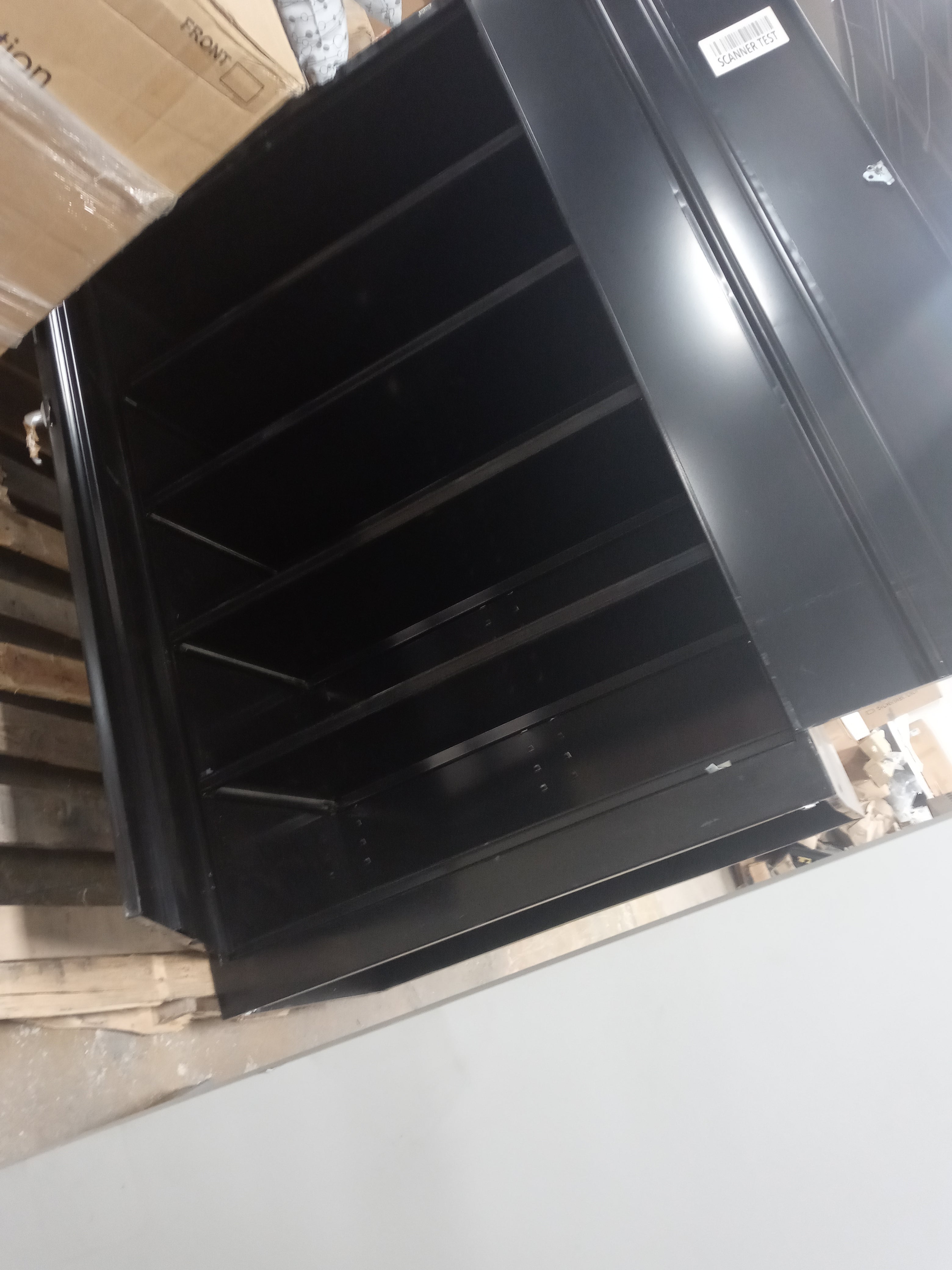 Jumbo Heavy Duty Metal Storage Cabinet - 48 x 24 x 78", Assembled, Black CL524