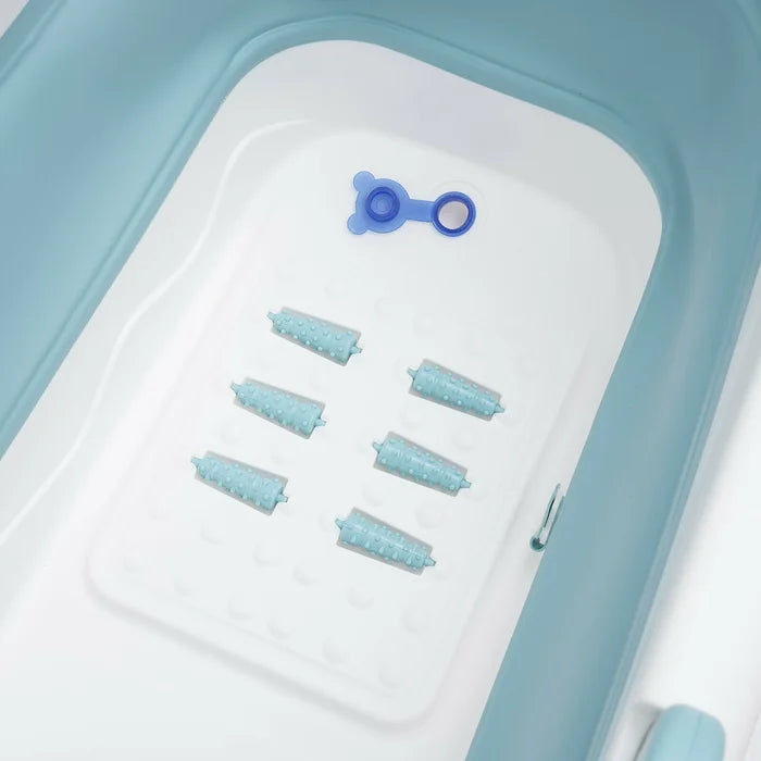 1 - Person Square Hot Tub in Blue