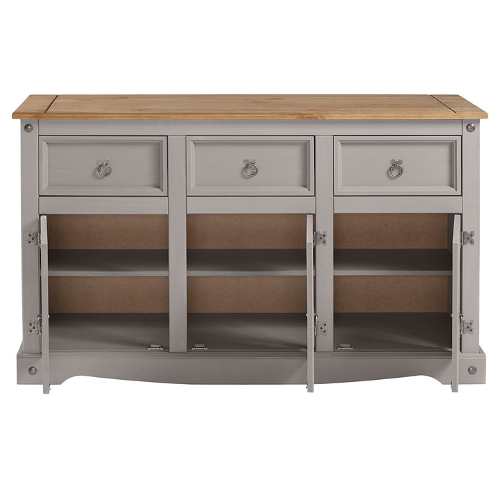 WOOD BUFFET SIDEBOARD CORONA GRAY