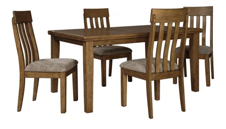 Cab Slat Back Side Chair in Brown - 1 2-piece set