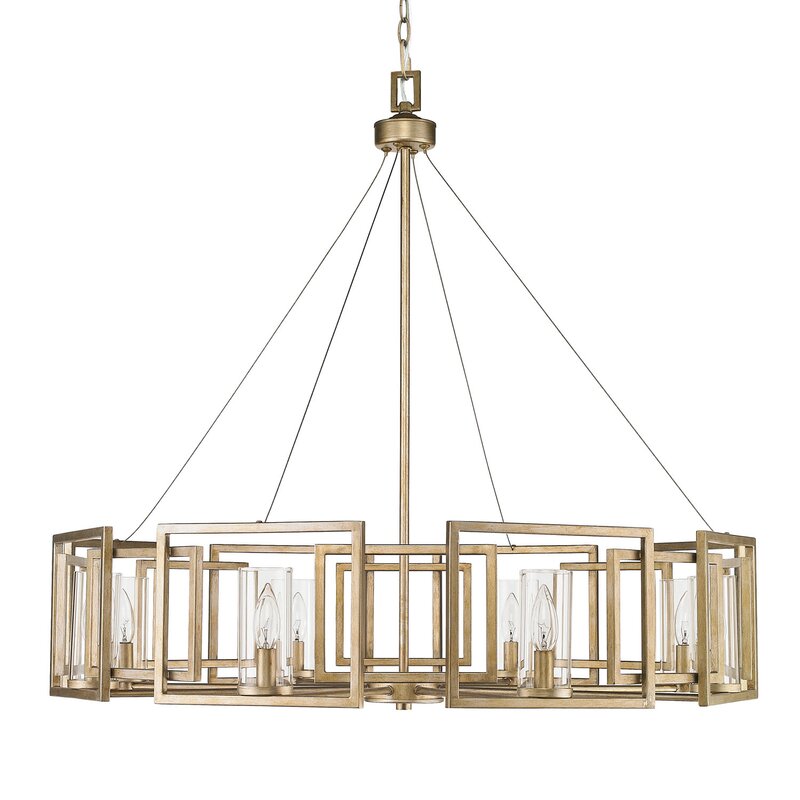 Candle Style Drum Chandelier QL212