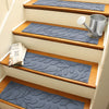 Cansler Bluestone Leaf Stair Tread (Set of 4) HAB323