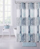 Light Blue/Gray Cappelli Abstract Single Shower Curtain   SC781