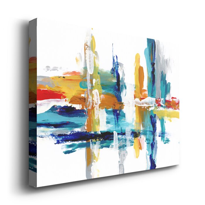36" H x 24" W x 1.5" D Captive Color III - Wrapped Canvas Print