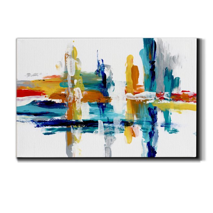 36" H x 24" W x 1.5" D Captive Color III - Wrapped Canvas Print