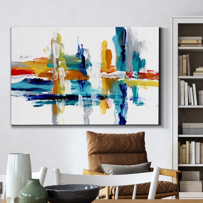 36" H x 24" W x 1.5" D Captive Color III - Wrapped Canvas Print