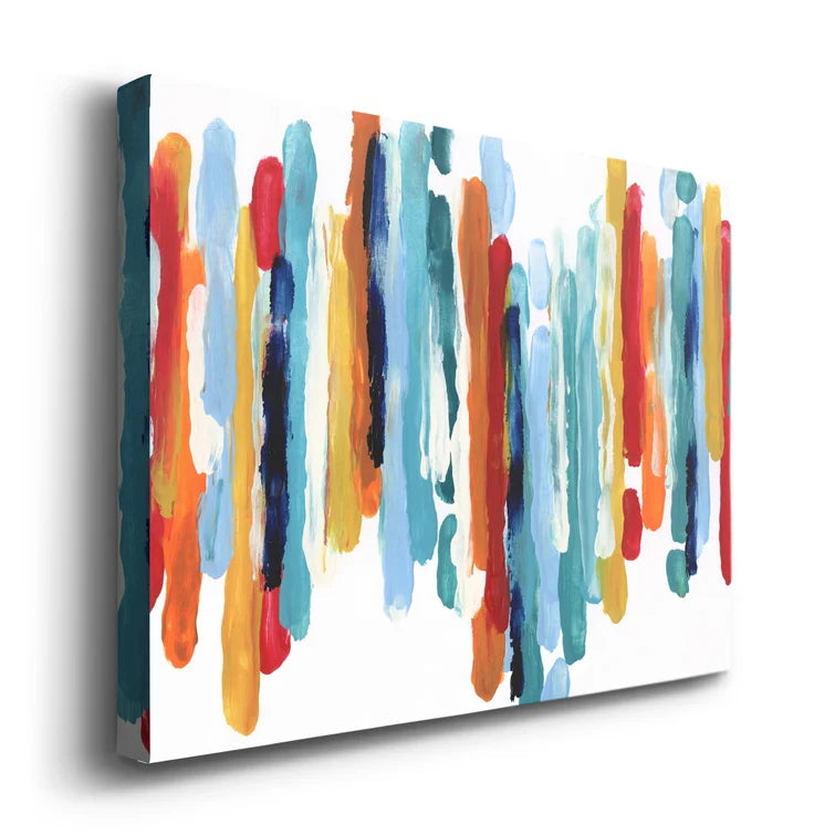 12" H x 8" W x 1" D Captive Color I - Wrapped Canvas Print