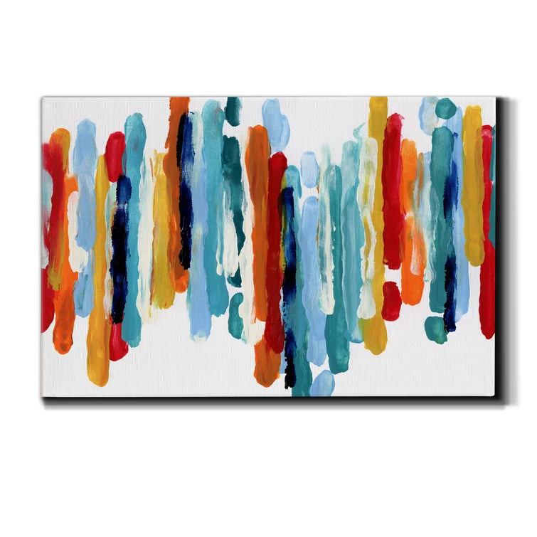 12" H x 8" W x 1" D Captive Color I - Wrapped Canvas Print