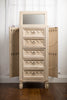 Abby Jewelry Armoire ~ Antique Ivory Dr 124