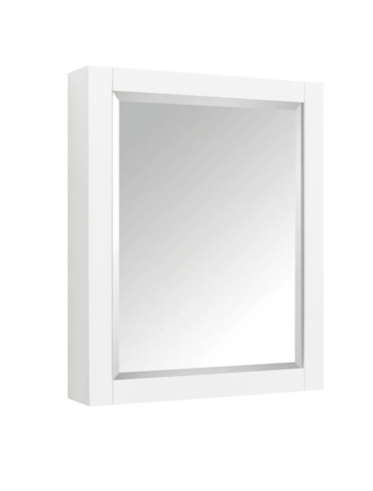 Avanity Modero 28" Framed Surface Mount Medicine Cabinet With Beveled Edge Mirror