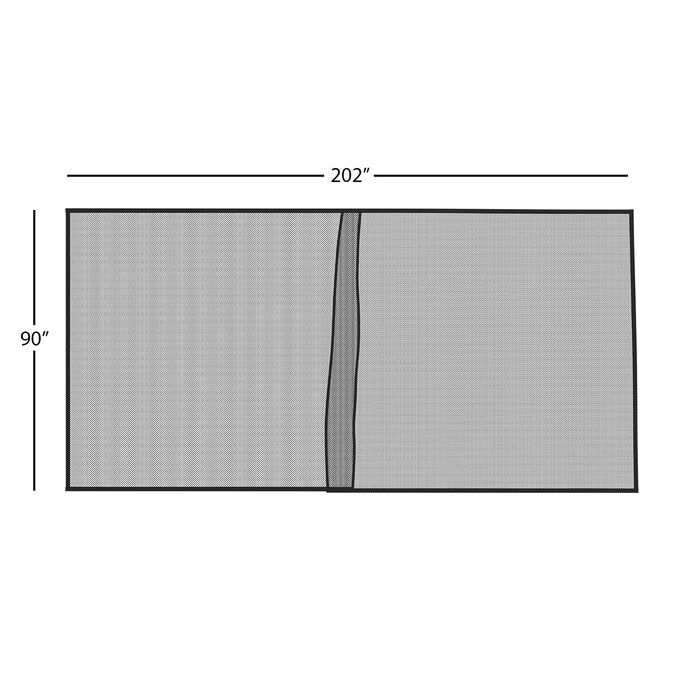 Car Garage  Screen Shutter Door - 202" x 90" (#K6302)