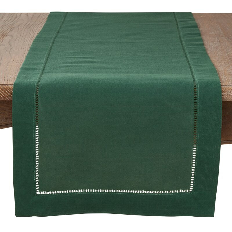 120" L x 16" W Jasper Green Carino Table Runner