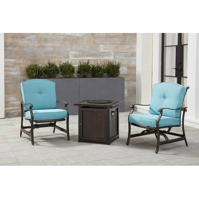 Set of 2 - Carleton Rockers with Cushions, Blue (#372)