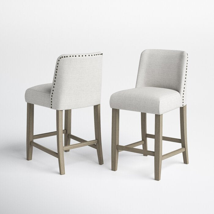 Beige Carlo Counter Stool  (Set of 2)