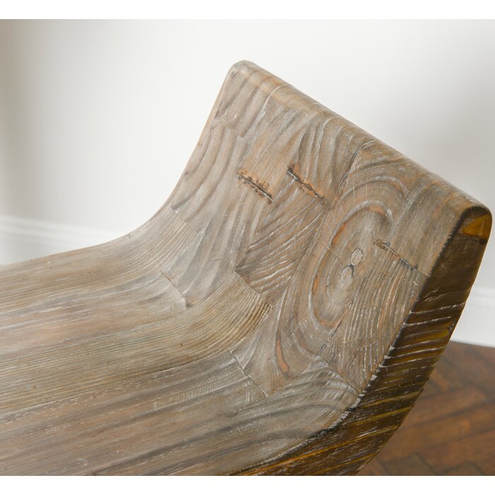 Rustic Brown Carlson Solid Wood Bar Stool (30" Seat Height)