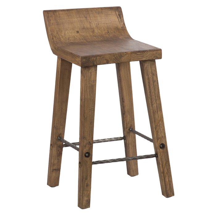 Carlson Solid Wood Stool, Counter Stool (24" Seat Height)