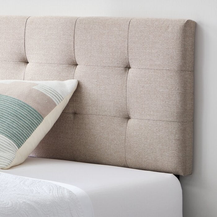 Aijha Square Tufted Upholstered Headboard, Full (final cut, no further discounts)