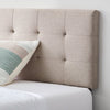 Aijha Square Tufted Upholstered Headboard, Full (final cut, no further discounts)