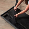 King Charcoal Carlysle Upholstered Headboard