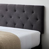 King Charcoal Carlysle Upholstered Headboard