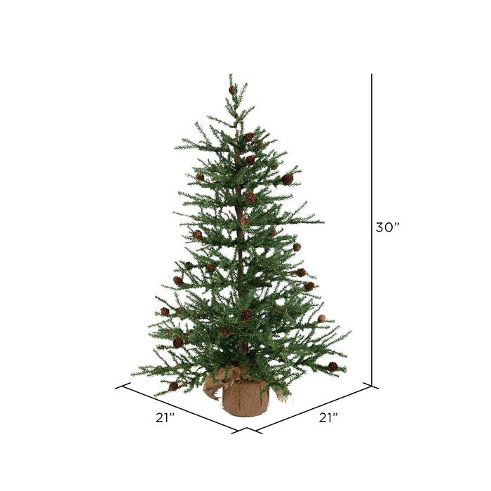 2.5' Carmel Pine Artificial Christmas Tree (#K6283)