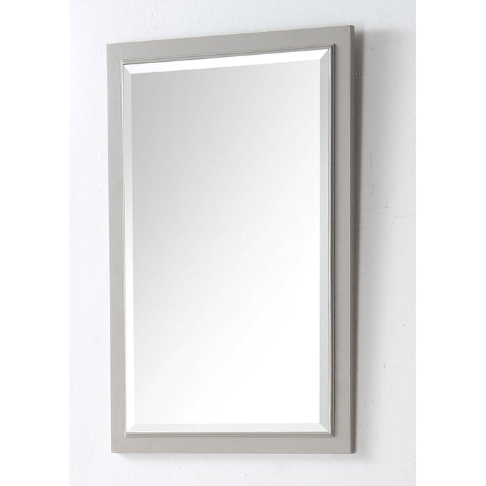 36" H x 24" W Carminda Rectangle Wood Wall Mirror