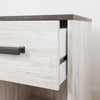 Carnforth 22.09'' Tall 1 - Drawer Nightstand in Whitewash/Rustic Gray