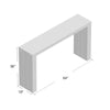 Carressa Console Table (#K1702)