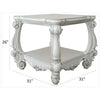 Bone White Carvajal 26'' Tall End Table