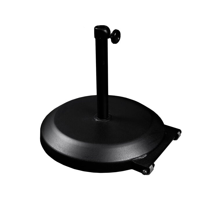Black Caulksville Steel Free Standing Umbrella Base LX4484