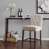 Cayman Button Tufted Counter Stool,