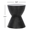 Black Celine End Table