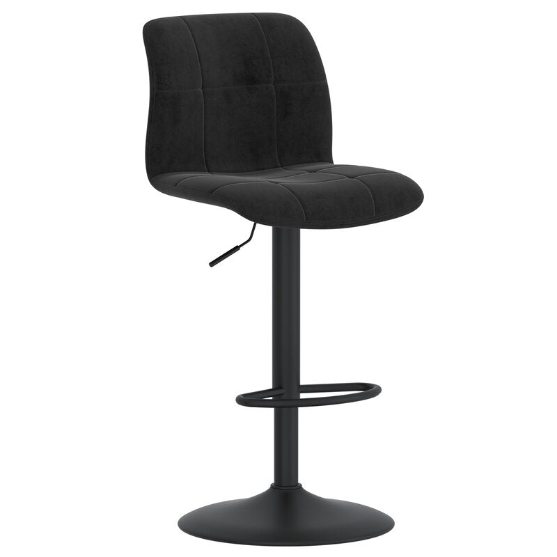 Black Centrahoma Swivel Adjustable Height Stool SHB376