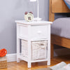 Chalfont 17.7'' Tall 1 - Drawer Nightstand in White (Set of 2)