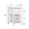 Chalfont 17.7'' Tall 1 - Drawer Nightstand in White (Set of 2)
