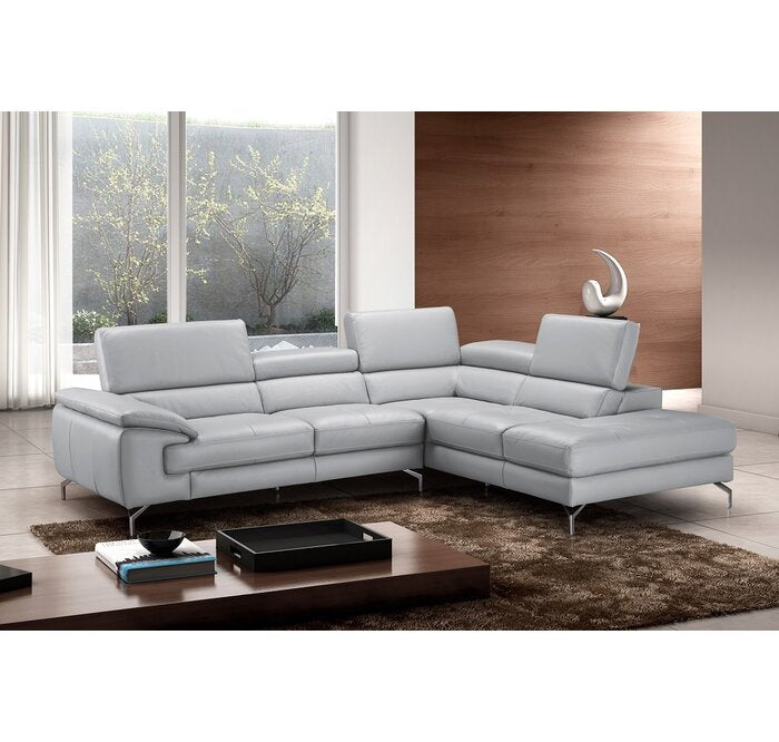 Chamersburg Leather 107" Sectional