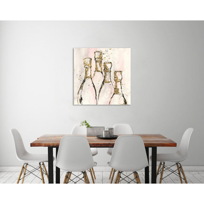 30" H x 30" W x 1.5" D Champagne Is Grand II by Chris Paschke - Wrapped Canvas Print