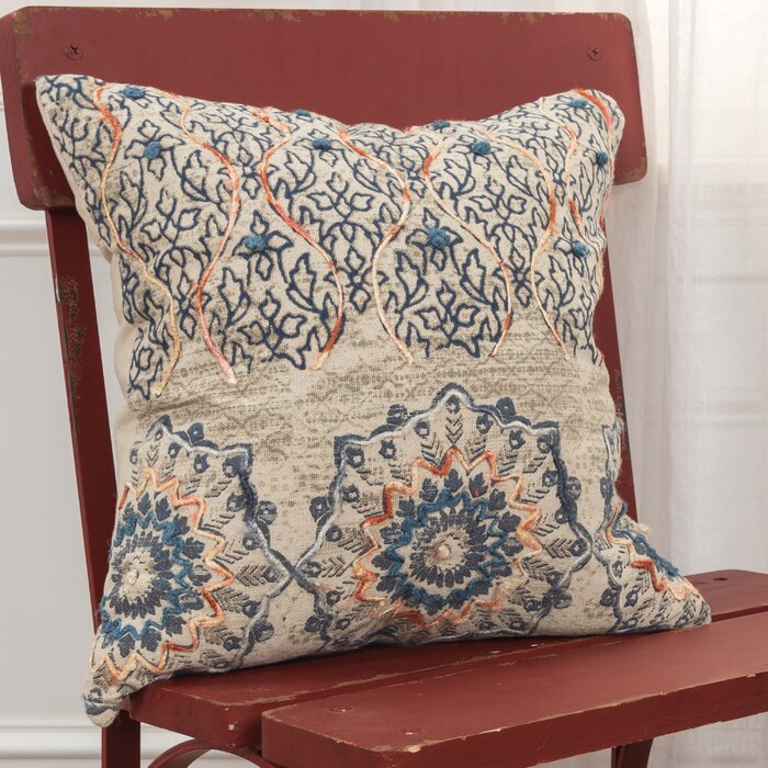 Chapdelaine Square Cotton Pillow Cover & Insert