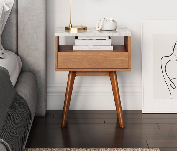 Charley End Table with Storage TTR228 Salvage Co Indy