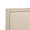 Beige/Brown Charlie Upholstered Bed, King