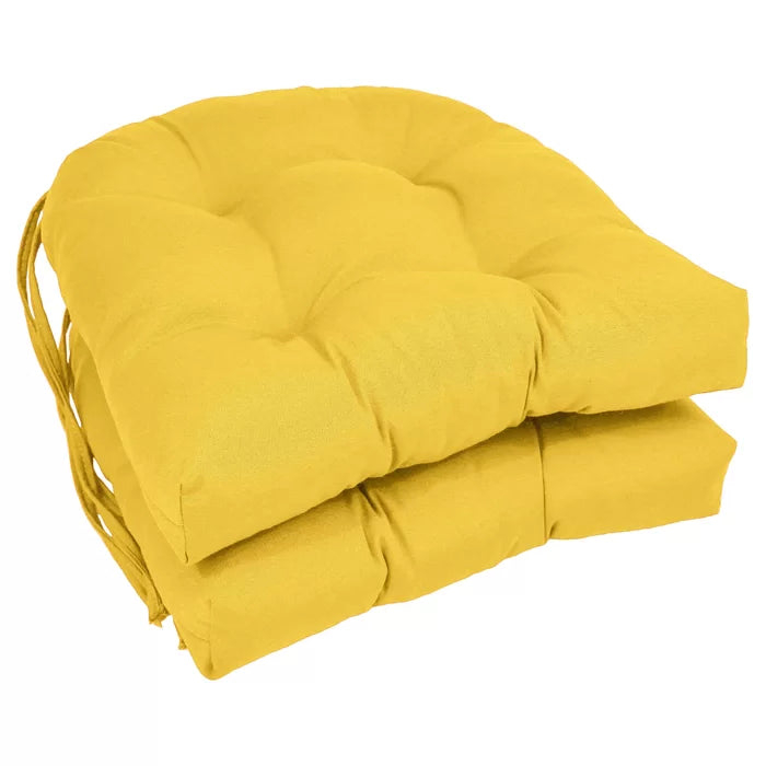 2 - Piece Outdoor Seat Cushion 16'' W x 16'' D (Set of 2)