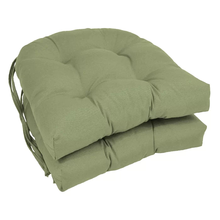 2 - Piece Outdoor Seat Cushion 16'' W x 16'' D (Set of 2)