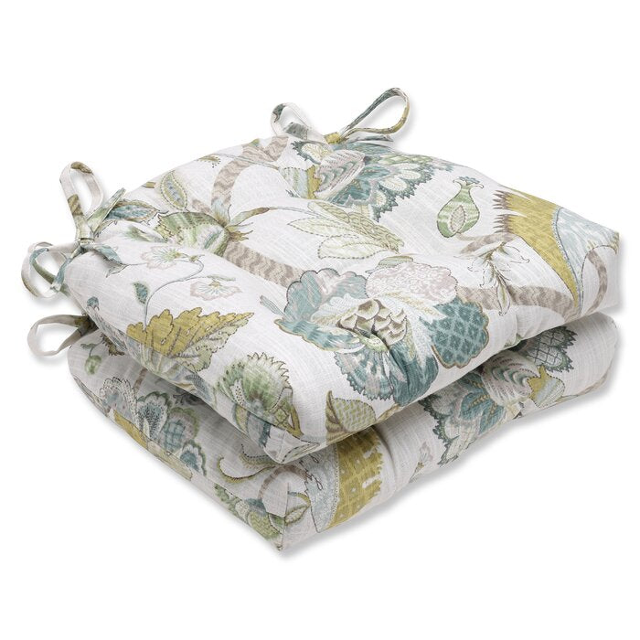 2 - Piece Chair Pad 16'' W x 15.5'' D (Set of 2)
